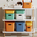Color Plastic Safe Toy Storage Box Heavy Duty Large Container Box Storage Bins for Closet Organizer