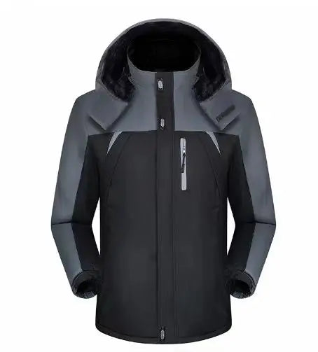 Winter Fleece-lined Thickened Cotton-padded Clothes Couple's Outdoor Clothes Ski Clothes Outdoor Jacket Coat