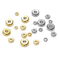High Quality Stainless Steel 18k Gold Color Preserving Wheel Positioned Beads for DIY Jewelry Accessories