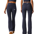 High Waist Flared Leggings for Women Sport Pilates Fitness Workout Outdoor Outfit Turn-down Trousers Yoga Leggings Yoga Wear