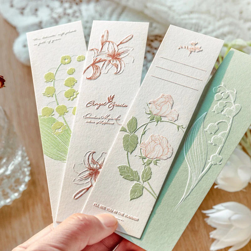 Vintage Stationery Double Side Printed Paper Bookmark