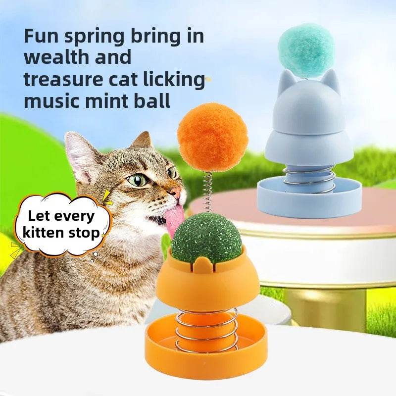 Small Eco-Friendly Plastic Mint Ball for Cats Interactive Pet Toy for Teeth Cleaning Entertainment Targeted Relief Pet Supplies