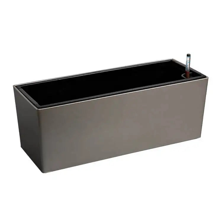 Brice Gardening Modern PP Plastic Self Watering Hanging Rectangular Stackable Deck Rail Planter Boxes Home Use