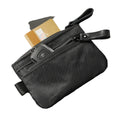 YHX Fireproof Custom Slim RFID Blocking Wallet for Men and Women Vintage Style with Zipper Minimalist Short Card Holder