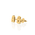Earrings with Letters Aretes De Plata Letters for Jewelry Making China Supplier Joyas De Asero Inoxidable Initial Earrings
