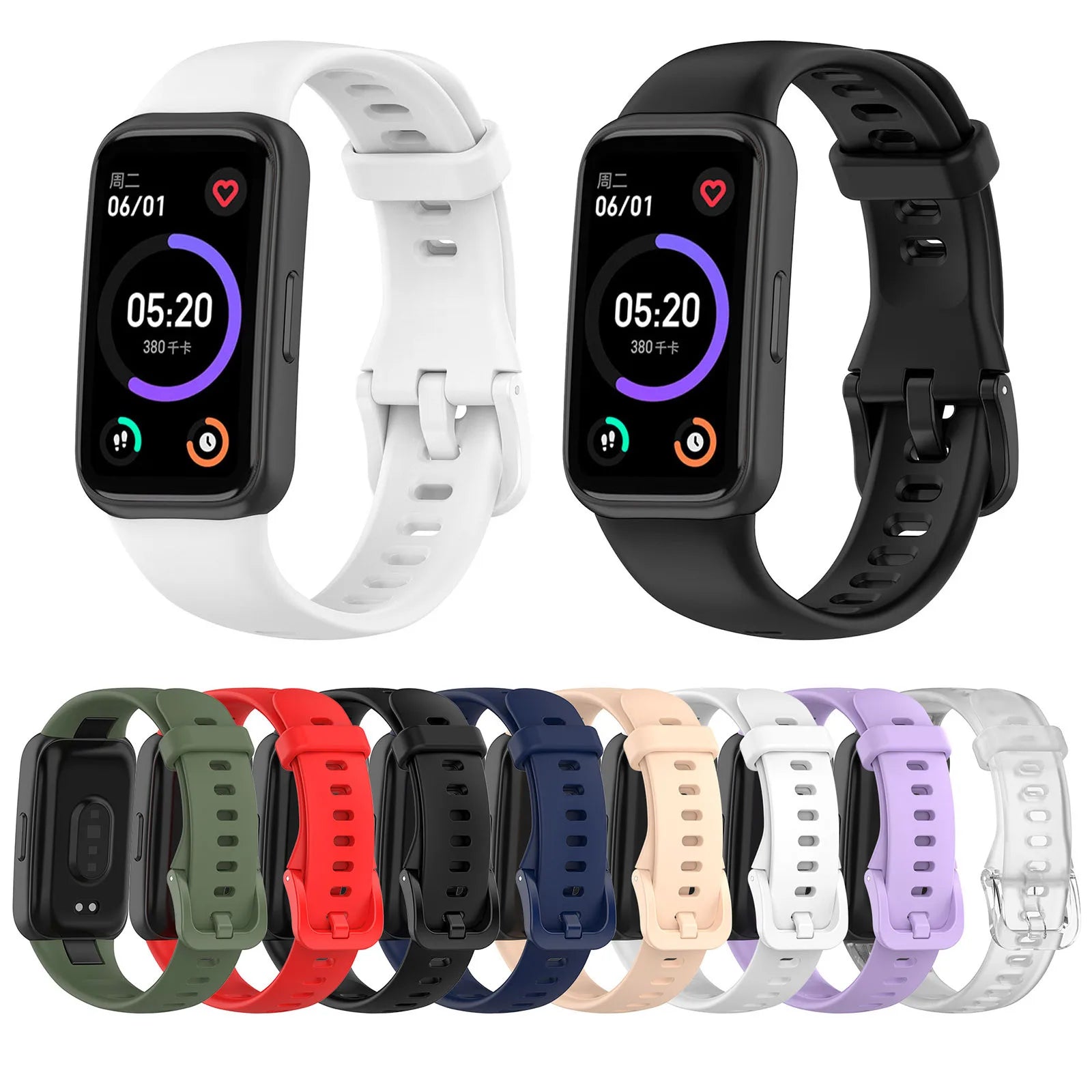 In Stock Silicone Rubber KeepB3 Sports Replacement Watch Band Strap Bracelet for Keep B3 Accessories