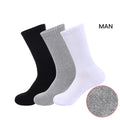 Winter New Solid Color Custom Design Socks and Men's Thick Towel Bottom Custom Crew Socks With logo