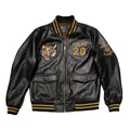 Customized Baseball Uniform Casual Real Leather Coats Embroidered Tiger Cowhide Genuine Leather Jacket Men Clothing