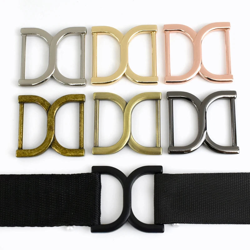 Deepeel BF188 25mm DIY Bag Accessories Bag Strap Metal Slider Connect Hook Buckles Adjustable Alloy Tri Glide Buckle