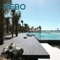 Modern Engineered Bamboo Terrace Pool Patio Decking Flooring Board for Hotel MegaBDM
