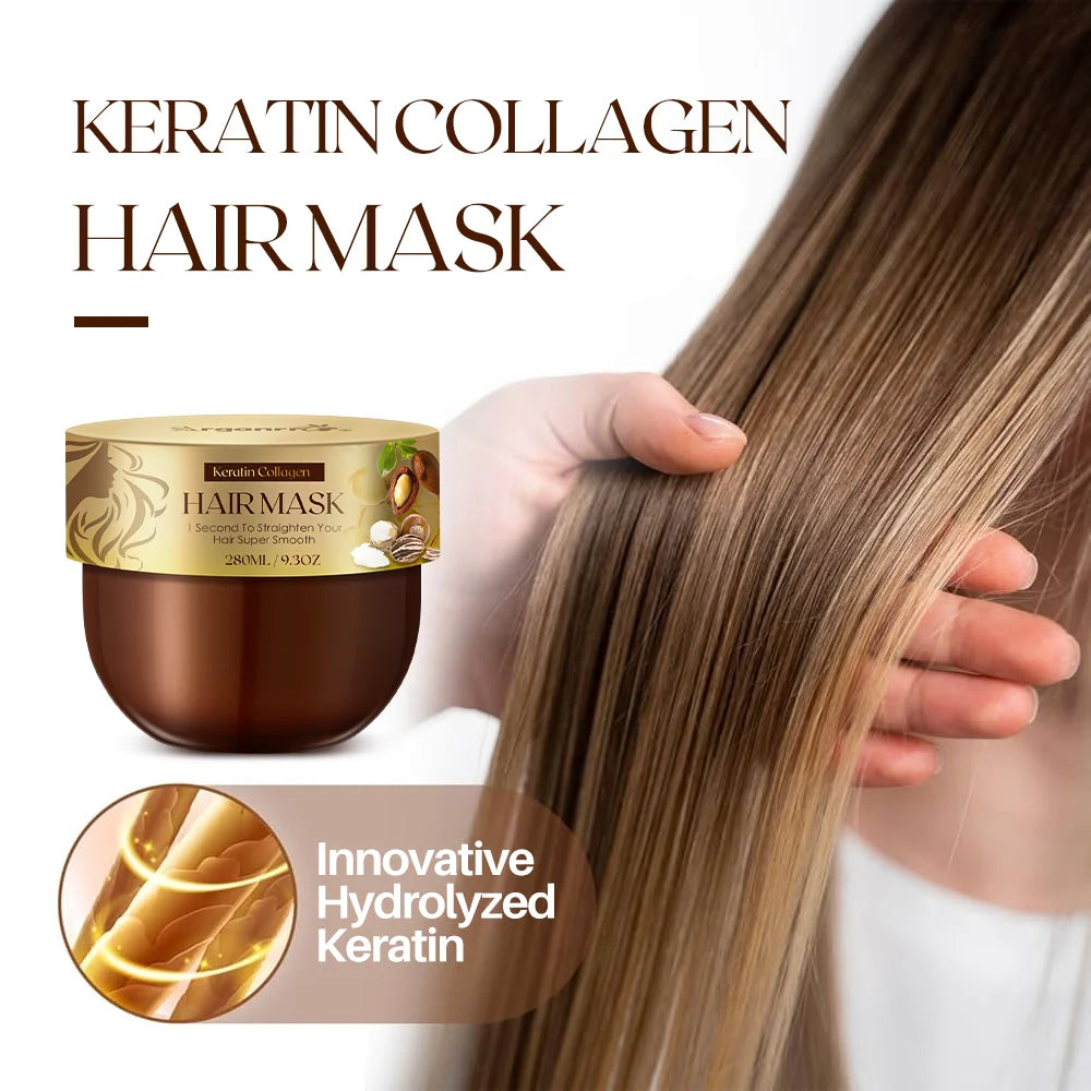 New Arrival Professional Natural Moisturizing Frizzy Hair Smooth Masks Treatments for Rough Hair