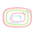 ABS Plastic Embroidery Hoops Square Cross Stitch Hoops