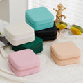 New Portable Jewelry Box Mini Small Rectangle Travel Jewelry Bag for Earrings Necklaces Bracelets Rings New Girl Gift