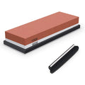 Professional 2-in-1 Double Sided Whetstone 1000/6000 Grit Non-Slip Silicone Base Sharpening Stone Bamboo Base for Sharpening