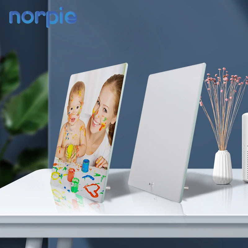 Home Decorative Items Desktop Photo Picture Frame Sublimation Glass Photo Frames