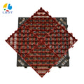 Durable PP Chain Garage Interlocking Floor Mat PP Environmentally Friendly Car Wash Drainage Non-Slip Interlocking Floor Tile