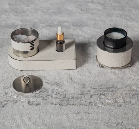 Europe America Heat Insulation Handmade Stainless Steel Luxury Candle Jar  Aromatherapy  Scented Candles Holder
