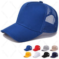 Spring and Summer Custom Blank 5 Panel Embroidery Patch Logo Gorras Cotton Mesh Foam Trucker Hats Caps