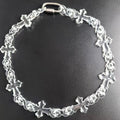 2025 New Arrival Creative Design Clear Acrylic Chain Commemorative Gift Hip Hop Unique Chunky Cross Necklace Gifts for Women