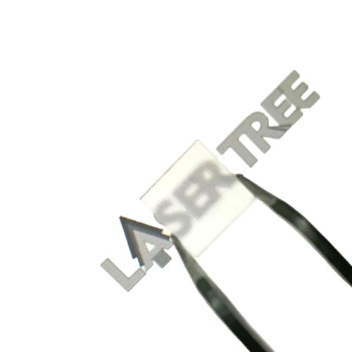 10*10mm Laser Diffuser Plate/Frosted Glass Diffusion Half-Angle 0.75 Degree