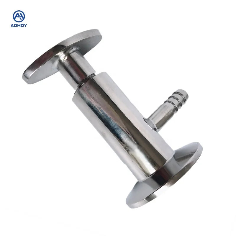 Aohoy Stainless Steel Sanitary Ss OEM Wholesale Factory Triclamp Brewery Hygienic Liquid Beer Tri Clamp Sampling Port Valve MegaBDM