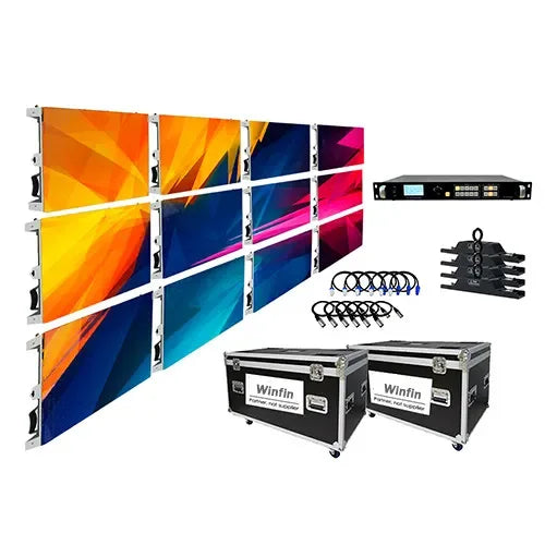 Rental Led Display Outdoor Full Color P3.91 Led 500x1000mm Die Cast Aluminum Display Screens