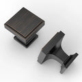 Square Cabinet Knobs Zinc Alloy Furniture Kitchen Cabinet Handle Brushed Nickel Gold Closet Handles and Knob 3930