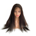 Stock Straight Smooth Real Remy Human Hair Women Full Lace Wigs in Stock Wholesale