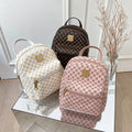 Korean Fashion Student Schoolbag Girls' Kawaii Fashion Backpack Classic Flower Shopping Bag Women'S Backpack