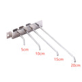 Popular Resistant Metal Heavy Duty Peg Hooks Slat-wall Organizer White Plastic Pegboard Display Hooks Without Rust