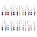 LULUFOCUS Luxury Woman Earrings 925 Sterling Silver Dainty Drop 5A Cubic Zircon Earring Jewelry Wholesale