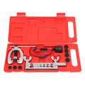 CT-2029 3/16-1/2" 5-16mm 3/16-5/8" Auto Repair Tools HVAC Refrigeration Copper Tube Cutter 7 Hole Double Flaring Tool Kit Set