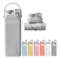 Folding Silicone Portable Leakproof Sports Outdoor Water Bottle for Camping Drinking Collapsible Water Bottle