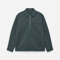 New Arrival Men's Relaxed Fit Pullover Shirts Cotton Linen Half Zip Pullover