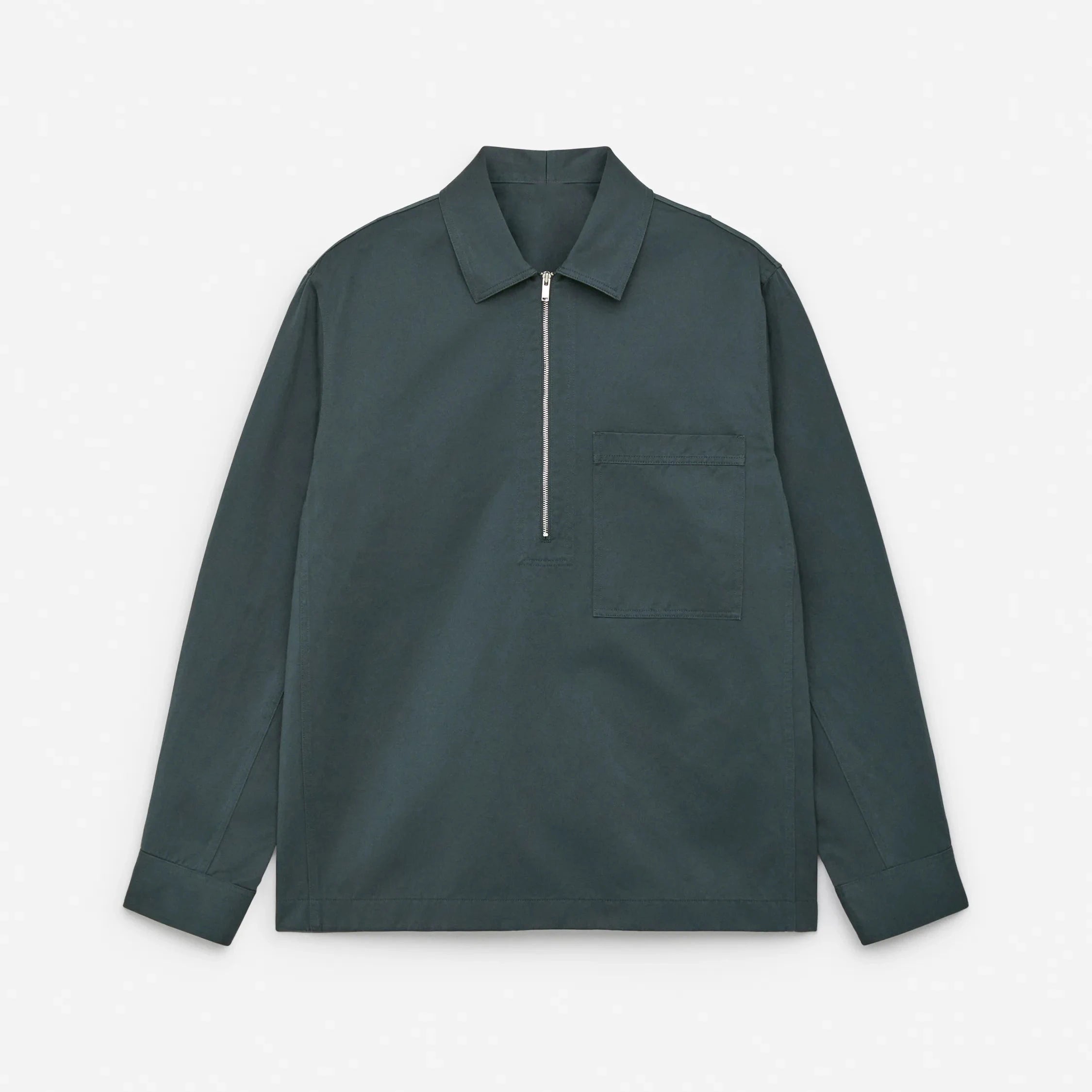New Arrival Men's Relaxed Fit Pullover Shirts Cotton Linen Half Zip Pullover
