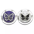 Meetee BHR-010 Alloy Holder Folding Foldable Handbag Bag Purse Table Hook Hanger