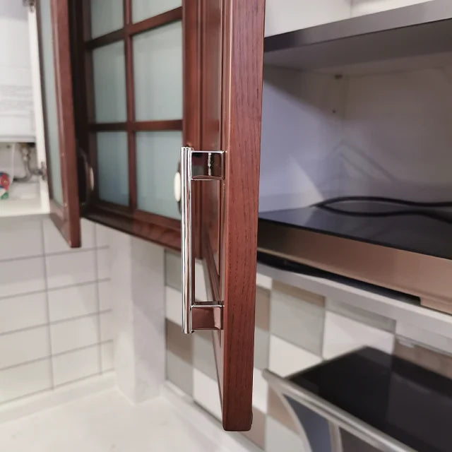 Factory Zinc Alloy Chrome Plating Finish Furniture Draw Pull Handle Wardrobe Handle Kitchen Cabinet Handles
