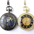 Retro Roman Big Face Pocket Watch Automatic Mechanical Pocket Watches