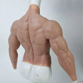 Realistic Silicone Muscle Simulation Suit Fake Woman to Man Cosplay Boy to Girl Macho Body Suit Costume Crossdressing