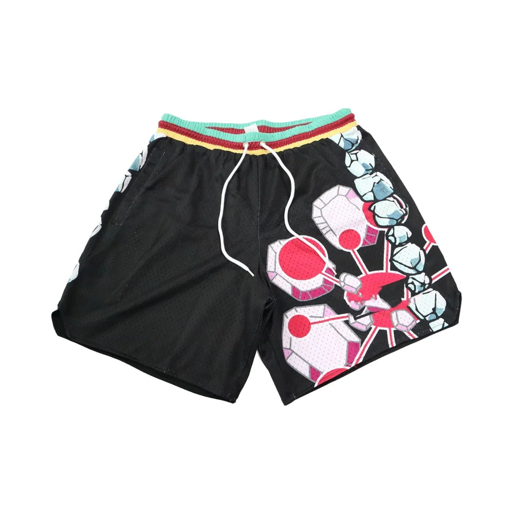 Custom Loose High Waist Breathable Board Shorts Team Color pink Basketball Shorts Uniform Women with Pockets