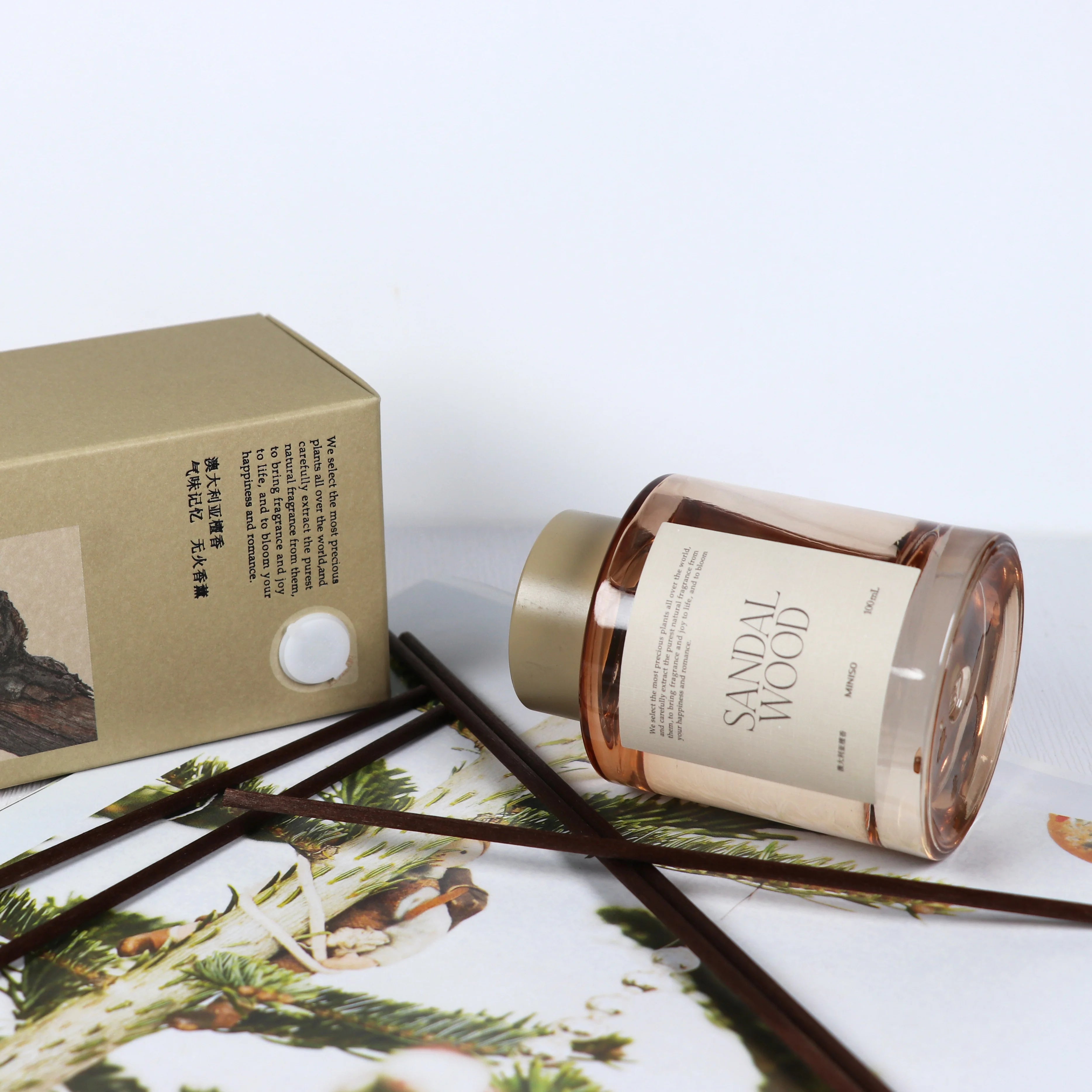 100ml 120ml 150ml 200ml 500ml Luxury Reed Diffuser Bottle with Box Reed Diffuser Bottle
