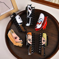 HONEY  Unique Customize Shape LOGO Joker Ghost Face Gripper  Hair Claw Clips Wholesale