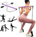 Portable Multi-Function Gym Yoga Pilates Stick Bar Kit with Resistance Bands for Pilates Reformers