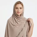 New Colors in Stock Jersey Scarf Stretchy Hijab Muslim Long Scarfwomen Instant Scarfshawl Instant Hijab Long