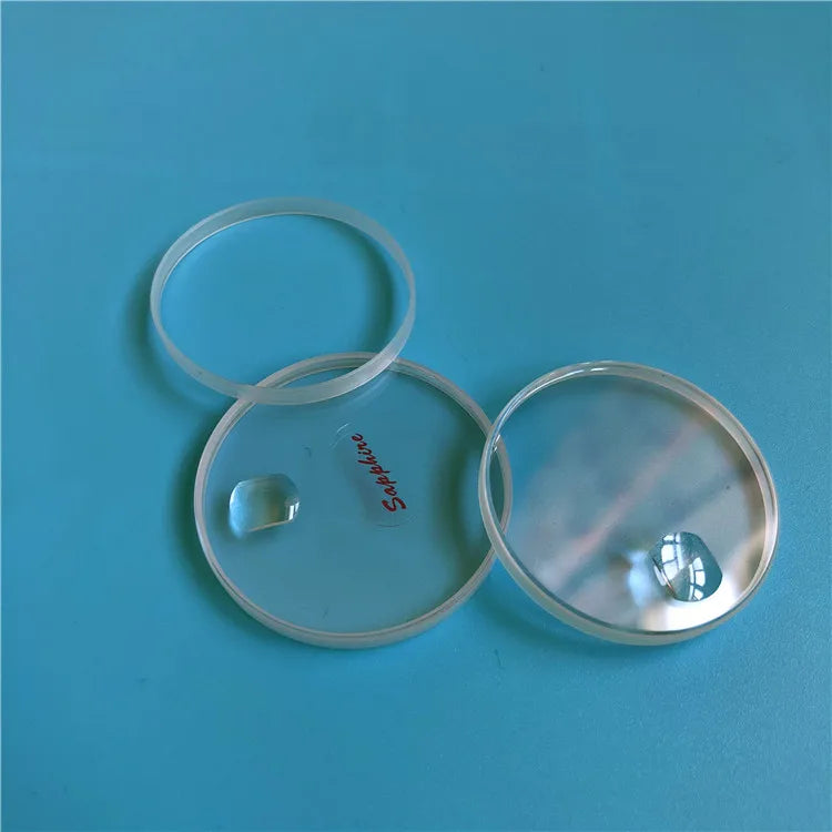 Watch Glass 30.4MM Flat Sapphire Crystal Watch Glass Cyclops 2.5x Magnifier With Gaskets for Rollex