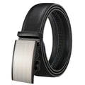 LQbelt New Men's Automatic Buckle Belt Genuine Leather Belts for Male Waistband Ratchet Belt Custom LOGO Factory