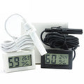 CHINABEES Mini Convenient Digital LCD Hygrometer Thermometer With Sensor Monitoring Display for Beekeeping Langstroth Dadant Bee