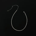 Fashion Stainless Steel Dainty Crystal Tennis Choker Necklace for Women