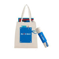 Ruthbag Eco-Friendly Custom Logo Folding Tote Bag Organic Cotton Canvas Fabric Promotional Shopping Bag