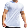 Goldtex Men's Cropped T-Shirt 100% Cotton Custom Boxy Design Unisex Style Silk Screen Printing Knitted Fabric Printed Pattern
